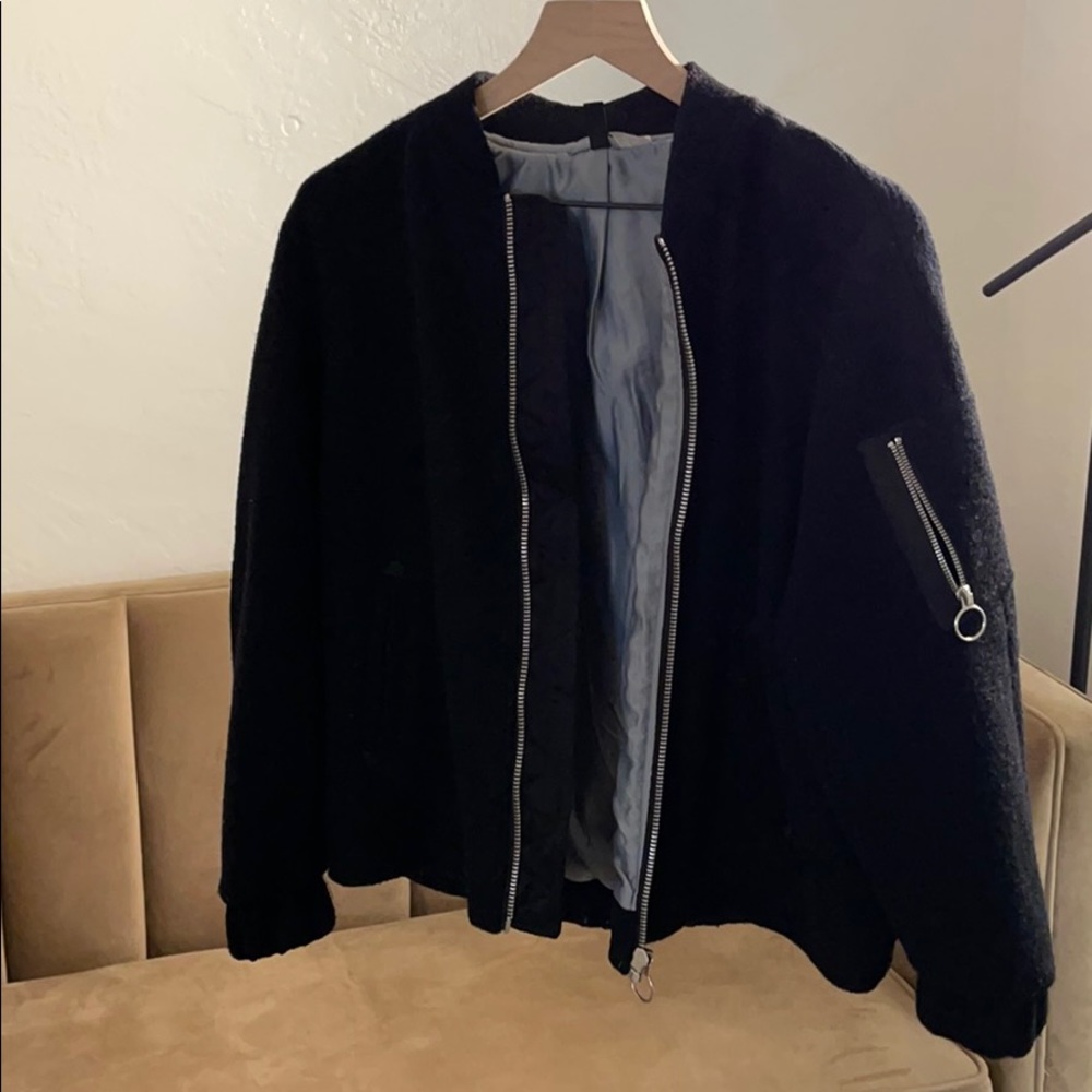 black jacket